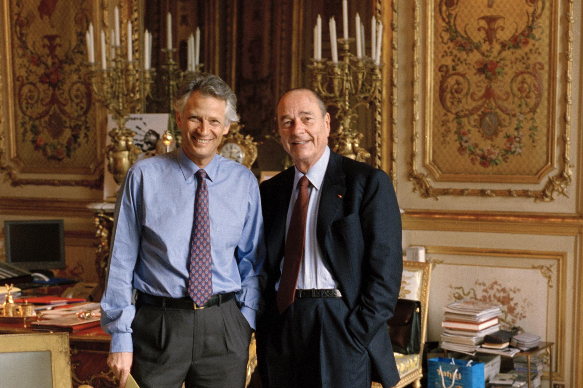 Dominique de villepin je dois tout a jacques chirac