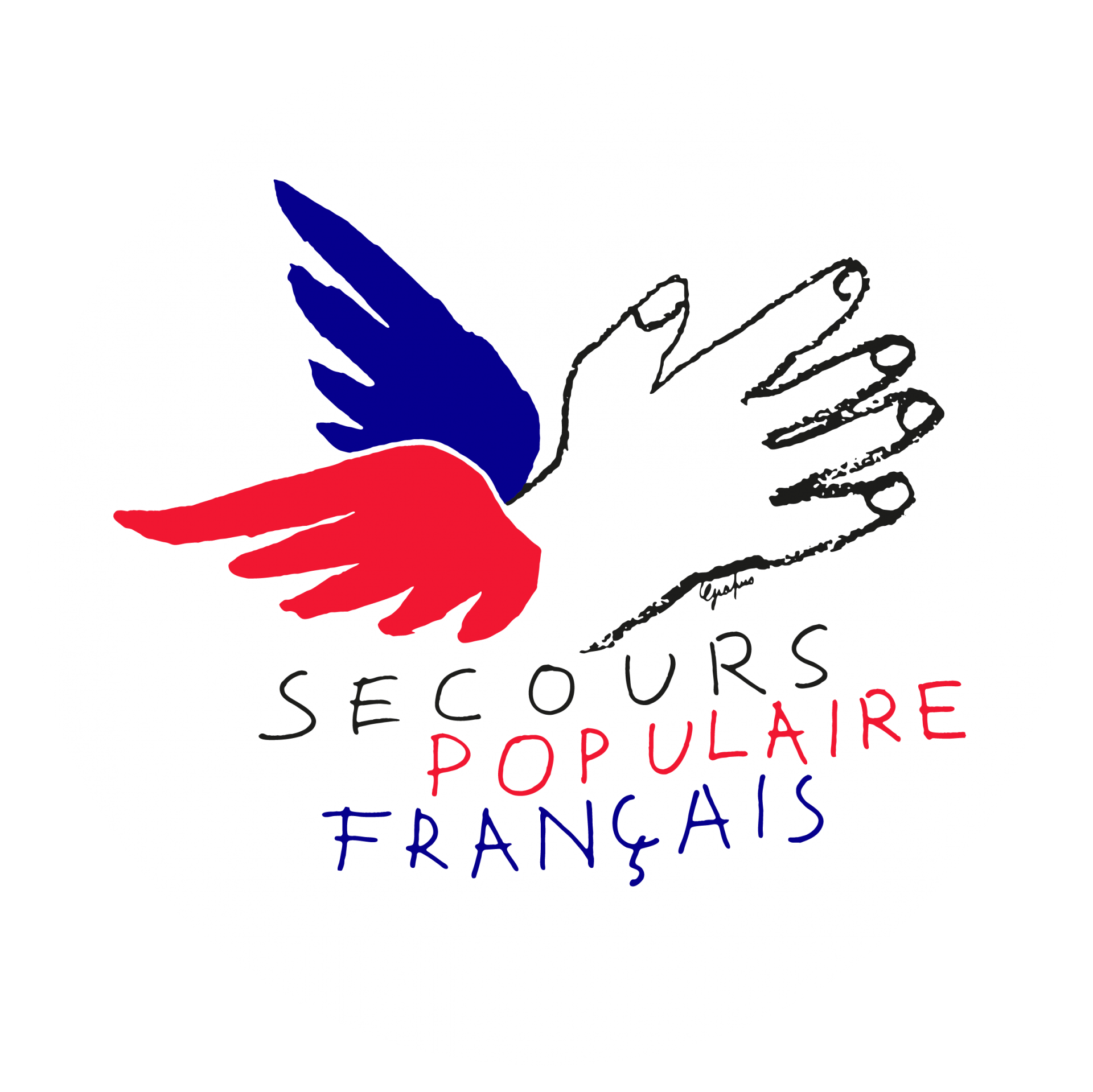 Logo secours populaire francais